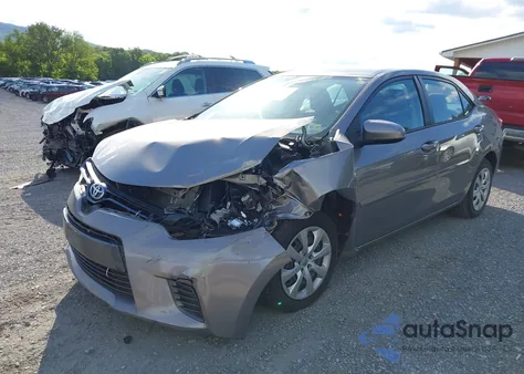 2015 Toyota Corolla Le из США, поврежденный, VIN 2T1BURHE4FC331535
